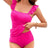 Women's Two-piece Casual Swimsuit P17 Rose Red - Lootquake