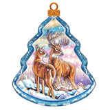 Decoración de puerta con renos y animales salvajes - G. DeBrekht - Decoración navideña con animales salvajes - 8176229H