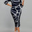Ladies' Round Neck Printed Casual Bag Hip Dress - Lootquake