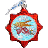 Story of Nativity Mercury Glass Ornaments Set of 3 by G. DeBrekht - Nativity Holiday Decor - 770122S3