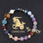 Twelve Constellation Constellation Bracelet Natural Stone Cut Color - Lootquake