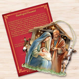 Born Under Bright Star Nativity Wooden Ornaments by G. DeBrekht Nativity Holiday Decor - 8611082