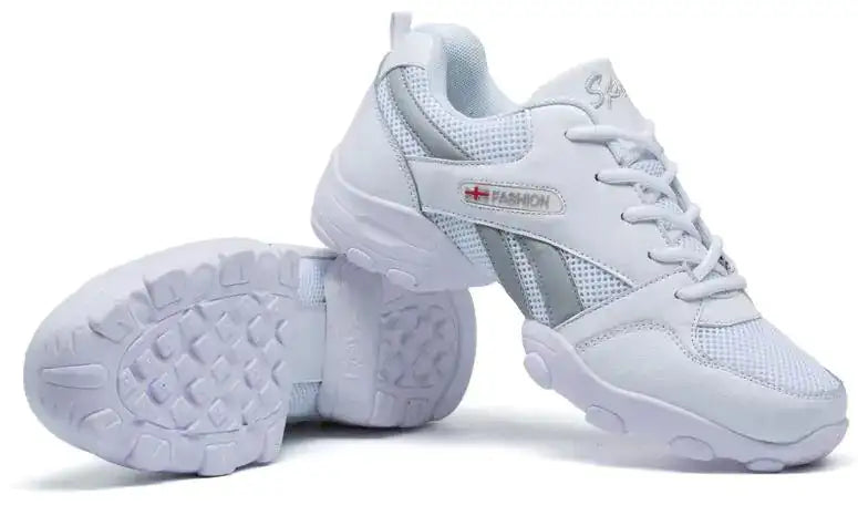 Men's Dance Shoes - Soft, Breathable, Leather Fitness Shoes - Lootquake