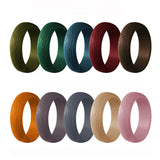 5.7 mm Width Engagement Silicone Ring Set