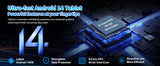 Tableta Android A10L de 10 pulgadas, 12 GB de RAM, 64 GB de ROM, pantalla táctil IPS HD con teclado, estuche, ratón y lápiz óptico, kit de tableta 8 en 1