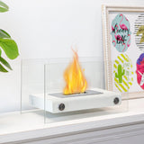 7.5" H Metal Bio Ethanol Fireplace Tabletop Ethanol Fireplace-4