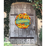 Corona de flores otoñales para puerta de G. DeBrekht - Decoración para Acción de Gracias y Halloween - 8185305-2H