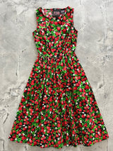 Strawberries Midi Dress - XS only, 1 left!