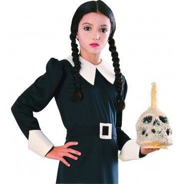 Girls Addams Family Wednesday Addams Wig