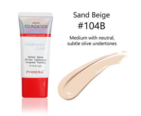 Matte, Silky, Tube Liquid Foundation, Ladies Products - Lootquake