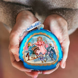 Nutcracker Rainbow Glass Ornament by G. DeBrekht - Christmas Decor - 756-006