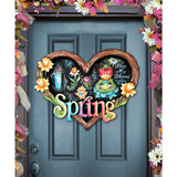 Bless my Bloomin Heart Easter Door Decor by Jamie Mills-Price - Easter Spring Decor - 8457608H