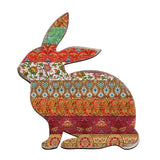 Easter Quilted Bunny Easter Door Decor by G. DeBrekht - Easter Spring Decor - 8198134H