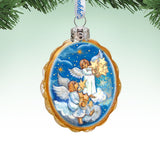 Adorno de vidrio con estrellas, ángeles y mercurio de G. DeBrekht - Decoración navideña - 773027