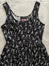 Glow in the Dark Dancing Skeletons Fit & Flare Dress