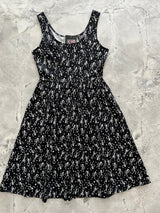 Glow in the Dark Dancing Skeletons Fit & Flare Dress