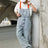 Jumpsuit Suspender Men's Business Shirt Wide Leg Pants - Lootquake