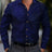 Business Men's Diagonal Striped Shirt Casual Plus Size - Lootquake