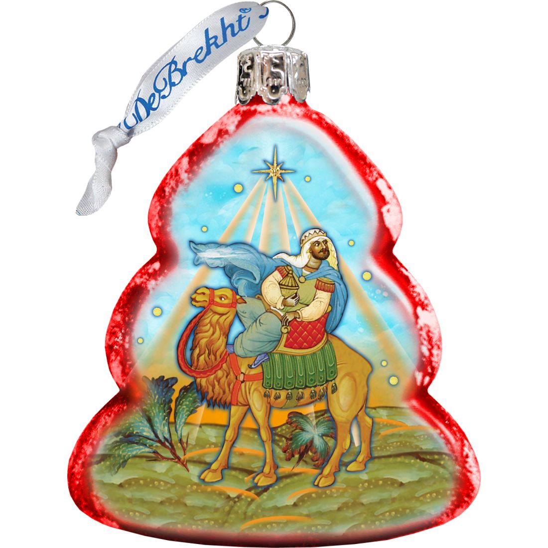 Three Kings Mercury Glass Ornaments Set of 3 by G. DeBrekht - Nativity Holiday Decor - 770102S3