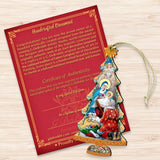 Adornos de madera para el árbol de la Natividad de la Adoración de G. DeBrekht - Decoración navideña para la Natividad - 8128833