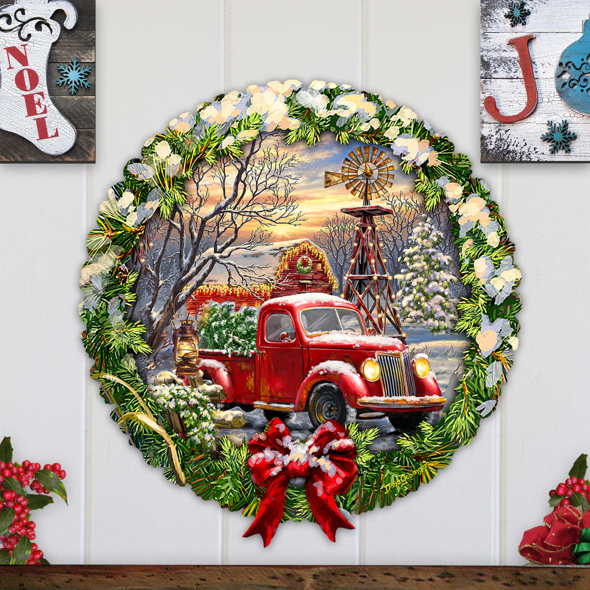 Christmas Wonderland Holiday Door Decor by D. Gelsinger - Christmas Decor - 8652811H-DG