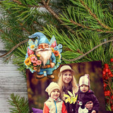 Garden Gnomes Decorative Wooden Clip-on Ornaments Set of 6 by G. Debrekht - Christmas Decor - 8090030C-S6