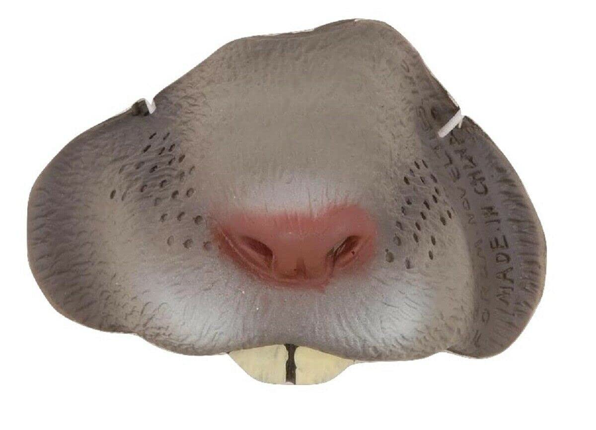 Gray Mouse Nose Costume Accessory