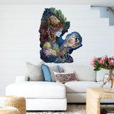 Daughter of the Deep Wall Hanger by Josephine Wall - Coastal Sea-Life Decor - 845617H-JW