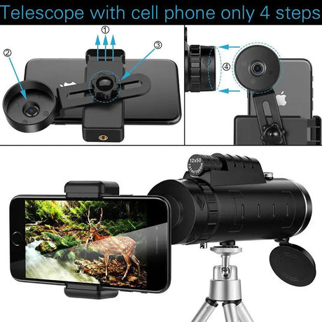 40X60 monocular telescope - Lootquake