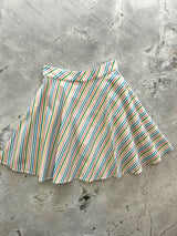 Rainbow Stripe Skater Skirt