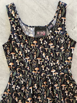 Mushrooms Fit & Flare Dress - XS only, 1 left!