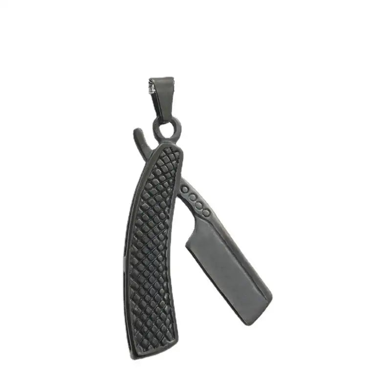 Titanium Steel Shaver Pendant Personality Punk Vintage Necklace - Lootquake