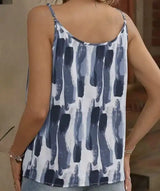 Ladies' Fashionable Tie Dye Contrasting Versatile Camisole Top - Lootquake