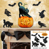 Decoración de Halloween con un gato espeluznante para la puerta, de Laura Seeley - Decoración de Halloween para Acción de Gracias - 8512054-2H