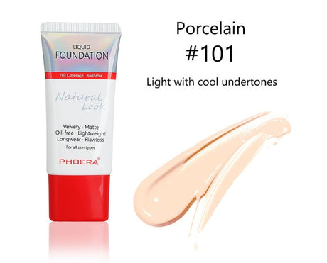 Matte, Silky, Tube Liquid Foundation, Ladies Products - Lootquake