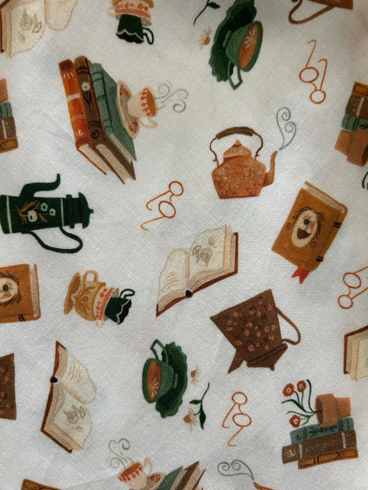 Book & Tea Vintage Dress - XS only, 1 left!
