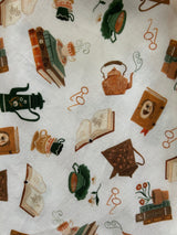 Book & Tea Vintage Dress - XS only, 1 left!