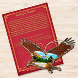 Eagle Shaped Wooden Ornaments by Nature Wonders - Wildlife Holiday Decor - 8198233