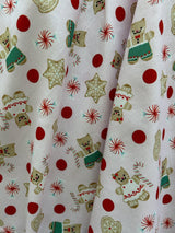 Gingerbread Kitties Skater Skirt