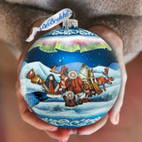 Northern Light Ball Glass Ornament Limited Edition by G. DeBrekht - Christmas Decor - 73856