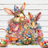 Easter Sweet Couple Holiday Door Decor by G. Debrekht - Easter Spring Decor - 8652768H