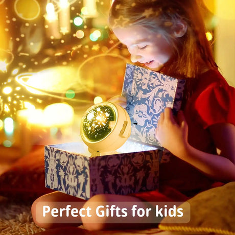 Galaxy Star Projector Starry Sky Night Light Astronaut Lamp Room Decr Gift Child Kids Baby Christmas Spaceman Projection - Lootquake
