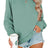 Solid Color Crew Neck Coat Long Sleeve Hoodie - Lootquake