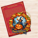 Happy Halloween Wreath Ornaments by G. Debrekht  - Halloween Decor - 8652821