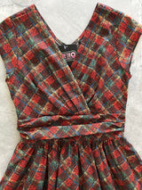 Red Plaid Greta Dress