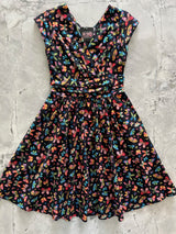Colorful Butterflies Greta Dress - Small only, 1 left!