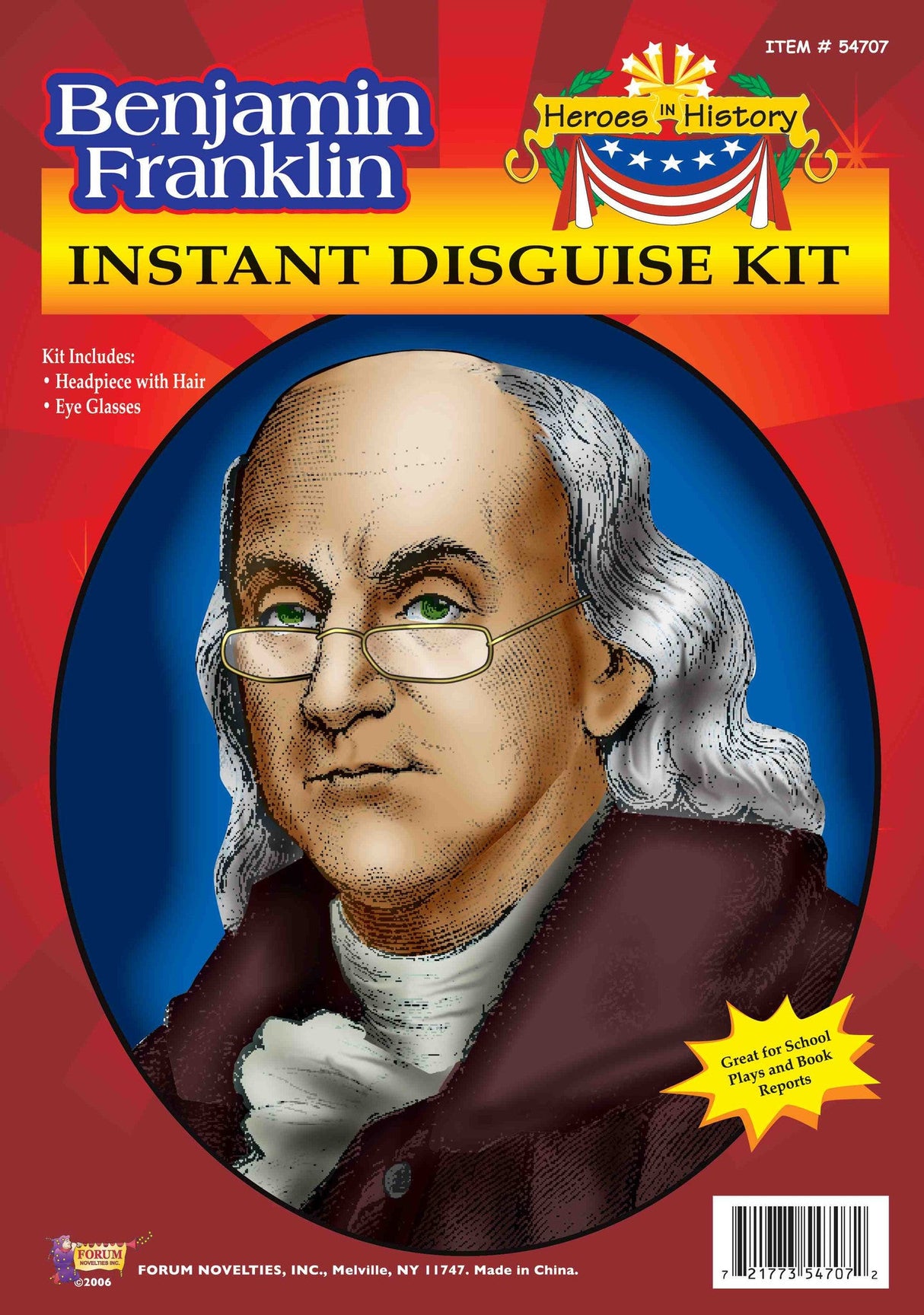 Costume Kits Ben Franklin Costume Kit