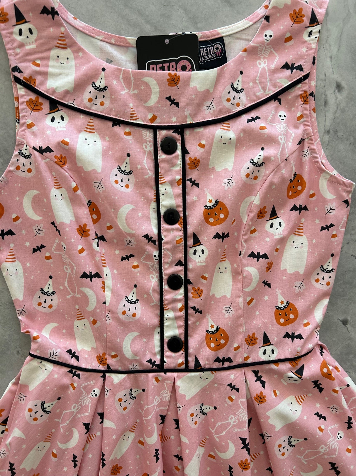 Elizabeth Dress in Pink Halloween - Large only