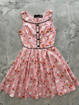 Elizabeth Dress in Pink Halloween - Large only