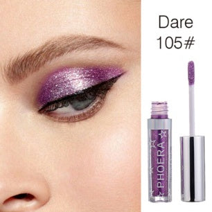 PHOERA Magnificent Metals Glitter and Glow Liquid Eyeshadow 12 Colors - Lootquake